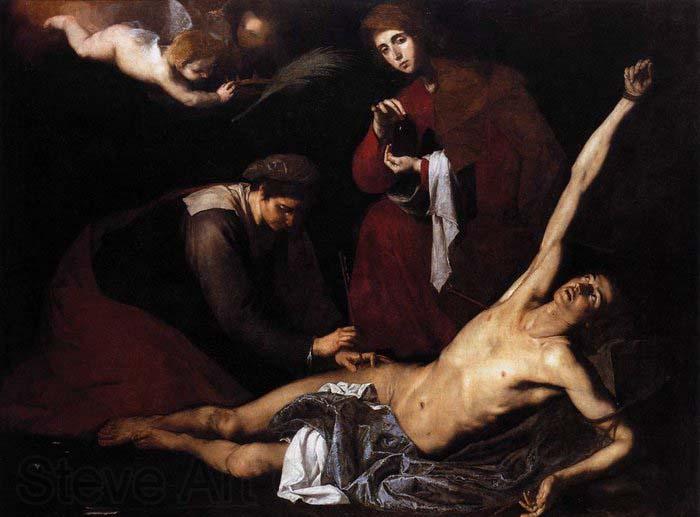 Jusepe de Ribera St Sebastian Tended by the Holy Women